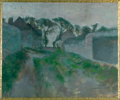 Dorfstraße Saint Valery-sur-Somme von Edgar Degas