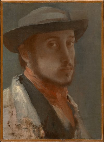 Selbstporträt von Edgar Degas