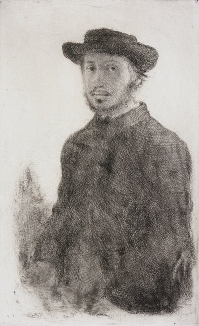Selbstporträt von Edgar Degas