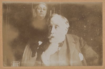 Selbstporträt mit Zoé Closier von Edgar Degas