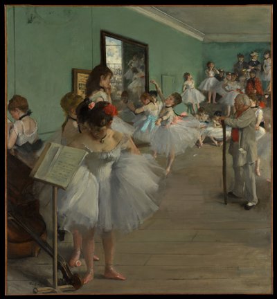 Die Tanzklasse von Edgar Degas