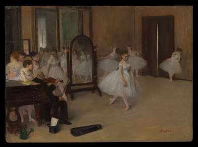 Die Tanzklasse von Edgar Degas