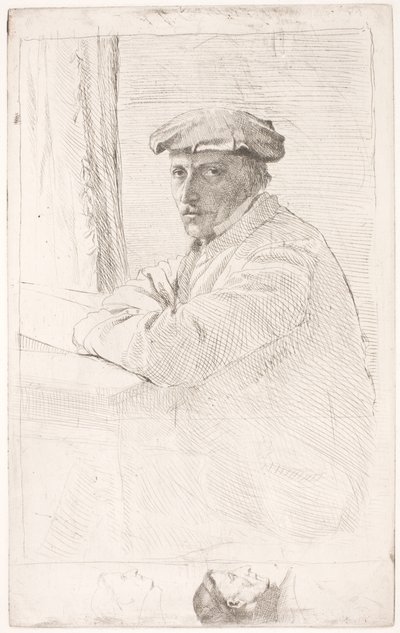 Der Graveur Joseph Tourny von Edgar Degas