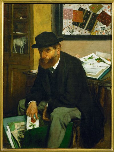 Der Briefmarkensammler von Edgar Degas