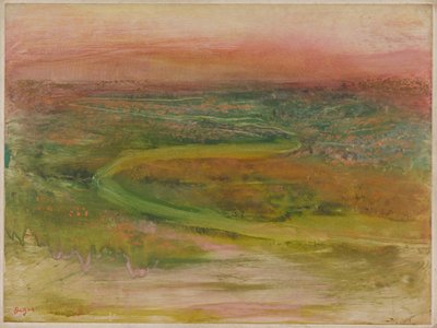 Windender Fluss von Edgar Degas