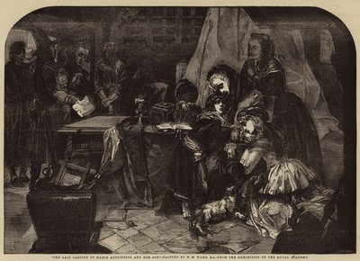 Der letzte Abschied von Marie Antoinette und ihrem Sohn von Edgar Melville Ward