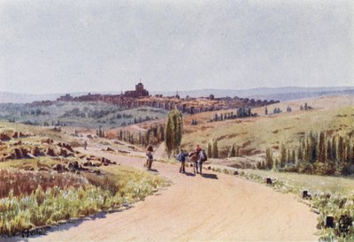Nordspanien: Avila, vom Nordwesten von Edgar T. A. Wigram