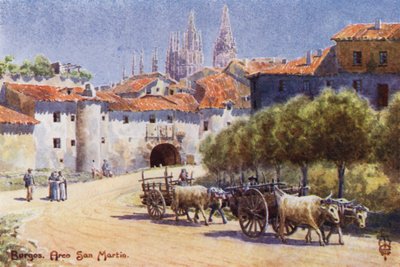 Nordspanien: Burgos, Arco San Martin von Edgar T. A. Wigram