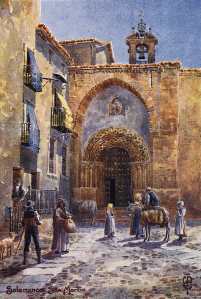 Nordspanien: Salamanca, Kirche von San Martin von Edgar T. A. Wigram