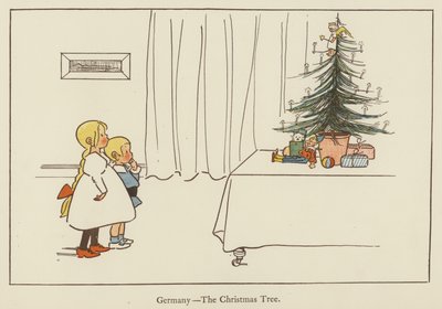Deutschland, der Weihnachtsbaum von Edith Farmiloe