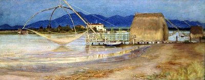 Fernsicht auf die Carrara-Berge von Edith Ridley Corbet