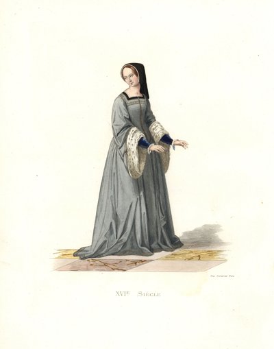 Hofdame am Hof von Franz I. von Edmond Lechevallier Chevignard