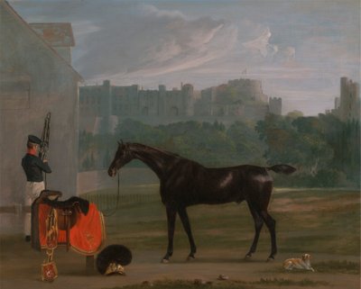Vor dem Wachhaus in Windsor von Edmund Bristow