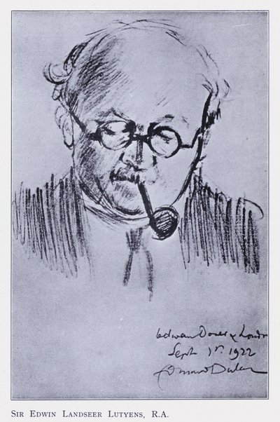 Sir Edwin Landseer Lutyens, Illustration für Souvenir des Queen