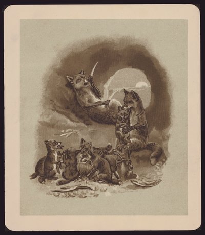 Illustration für Der Fuchs und die Gans von E Caldwell von Edmund G. Caldwell