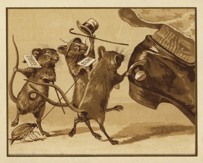 Illustration für Drei blinde Mäuse von Edmund G. Caldwell