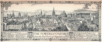 Die Türme von Oxford, 1905 von Edmund Hort New
