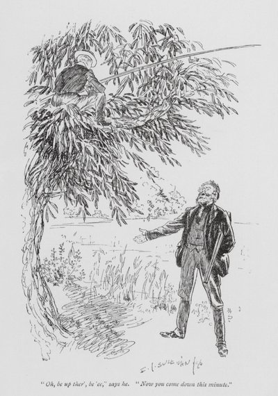 Illustration für Tom Browns Schulzeit von Edmund Joseph (after) Sullivan