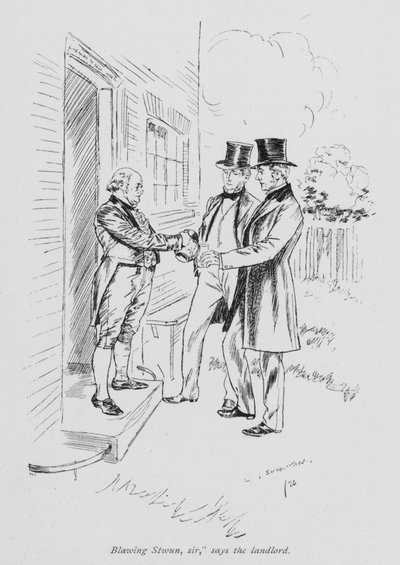 Illustration für Tom Browns Schulzeit von Edmund Joseph (after) Sullivan