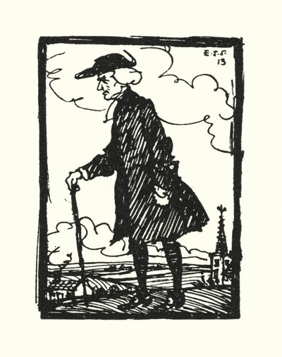 Illustration für Der Pfarrer von Wakefield von Oliver Goldsmith von Edmund Joseph Sullivan