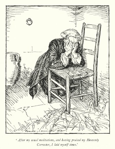 Illustration für Der Pfarrer von Wakefield von Oliver Goldsmith von Edmund Joseph Sullivan