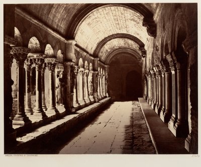 Arles, Kreuzgang von St. Trophime von Édouard Baldus