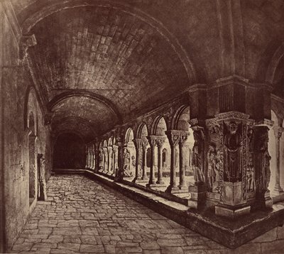 Arles. Kreuzgang St. Trophime. von Édouard Baldus