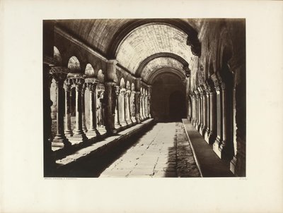 Der Kreuzgang Saint Trophime, Arles von Édouard Baldus