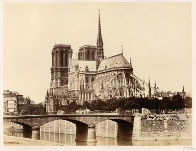 Notre-Dame (Apsis) von Édouard Baldus