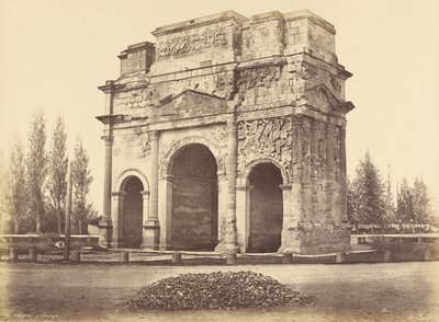 Römischer Bogen, Orange von Édouard Baldus
