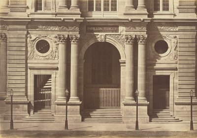 Das Erdgeschoss des Pavillon Turgot, Louvre, Paris von Édouard Baldus