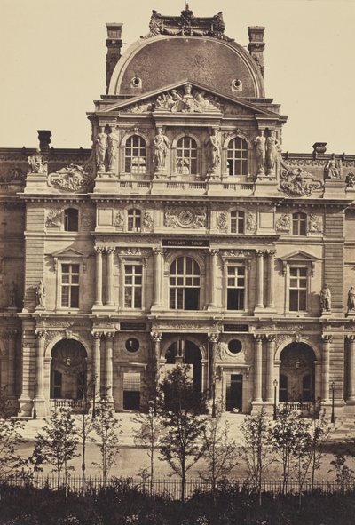 [Der Pavillon Sully, Louvre, Paris] von Édouard Baldus
