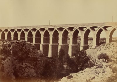 Viadukt von St Chamas von Édouard Baldus