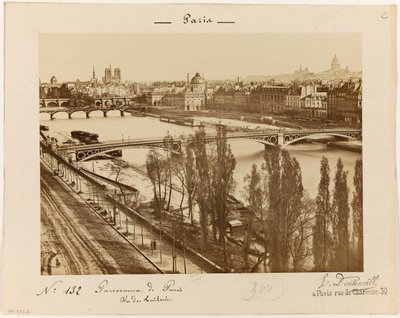Blick auf die Tuilerien, ca. 1895-1900 (Foto) von Edouard Dontenville