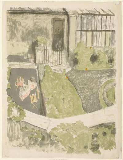Der Garten vor dem Atelier von Édouard Jean Vuillard