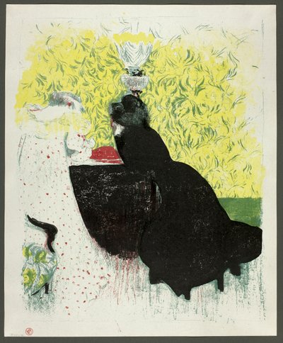 Die beiden Schwägerinnen, Platte zwölf aus Landschaften und Innenräume von Édouard Jean Vuillard