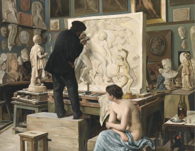 Das Atelier meines Vaters von Edouard-Joseph Dantan