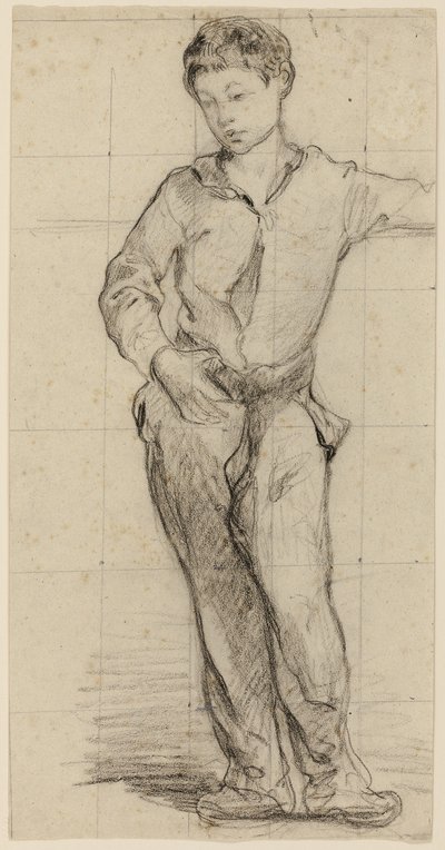 Junger Mann stehend (Léon Leenhoff) von Édouard Manet