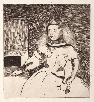 Infanta Margarita, nach Velázquez von Édouard Manet