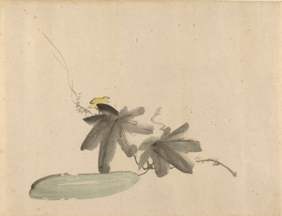 Gurke mit Blättern, ca. 1880 von Édouard Manet