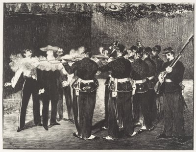 Die Hinrichtung von Maximilian von Édouard Manet