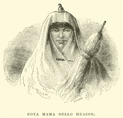 Coya Mama Ocllo Huacco von Edouard Riou