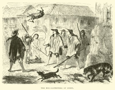 Die Hundevernichter von Cuzco von Edouard Riou