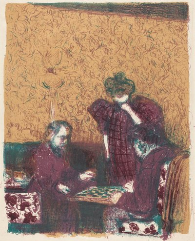 Das Damespiel von Edouard Vuillard