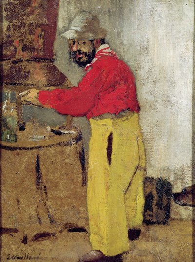 Henri de Toulouse-Lautrec in Villeneuve-sur-Yonne, 1898 von Edouard Vuillard