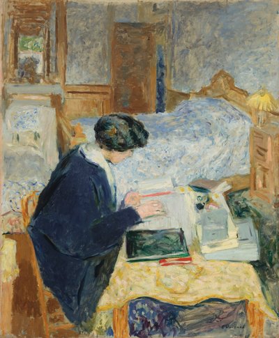 Lucy Hessel beim Lesen von Edouard Vuillard