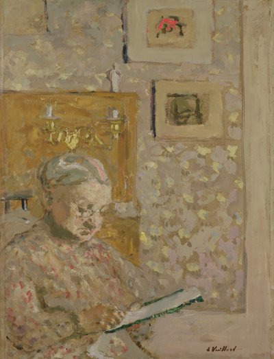 Porträt von Madame Vuillard, der Mutter des Künstlers, um 1910 von Edouard Vuillard