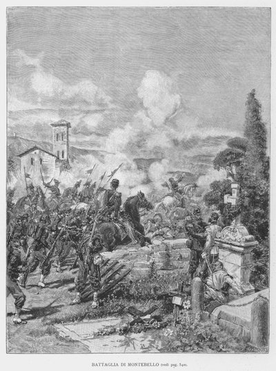 Schlacht von Montebello von Edouardo Matania