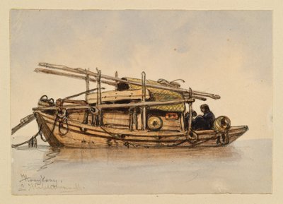 Boot aus Hongkong von Eduard Hildebrandt