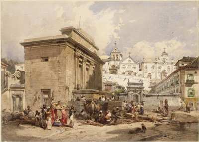 Brunnen in Rio de Janeiro von Eduard Hildebrandt